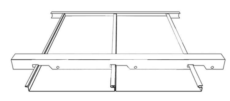 Панель 200 подвесных потолочных систем Canopy
